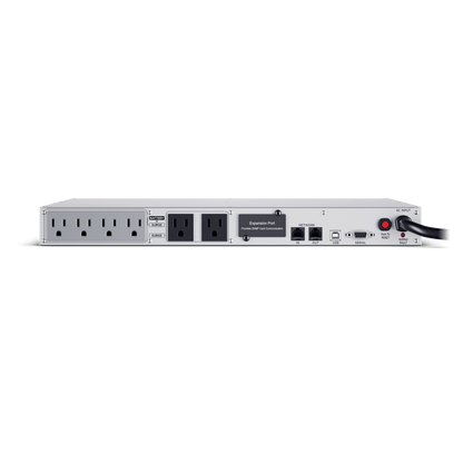 UPS de 1000 VA/600 W, Topología Línea Interactiva, Entrada 120 Vca NEMA 5-15P, Tipo Rack 1 UR, Con 6 Tomas NEMA 5-15R