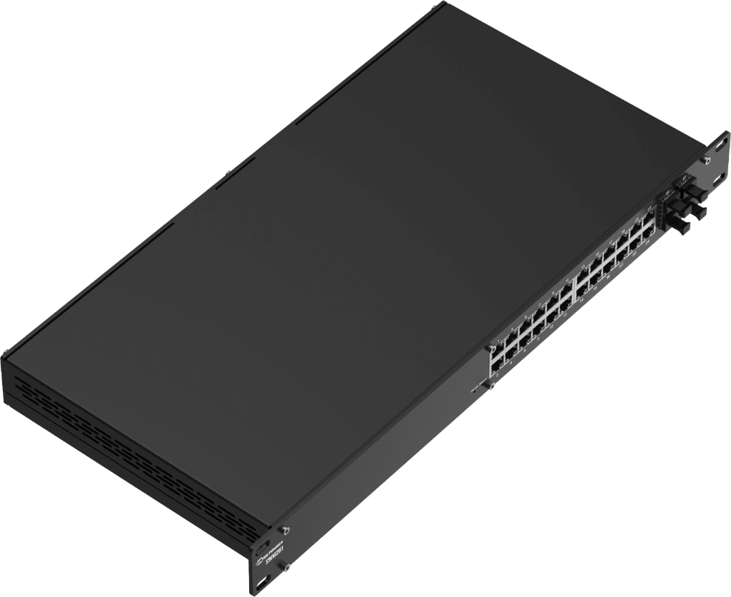 Switch Industrial Administrado L2+, 24 Puertos Gigabit Ethernet, 4 Puertos SFP, Ancho de Banda 56 Gbps, IP30, Rack Mount, PROFINET Opcional, TSWOS