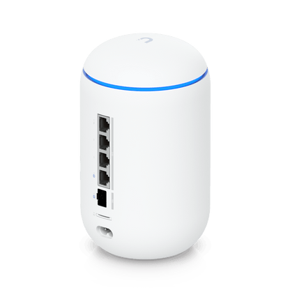 Dream Router 7 Cloud Gateway de 10G de Escritorio con WiFi 7 Integrado, Switch de 4 Puertos, Almacenamiento microSD y Compatibilidad Total con Full Stack UniFi