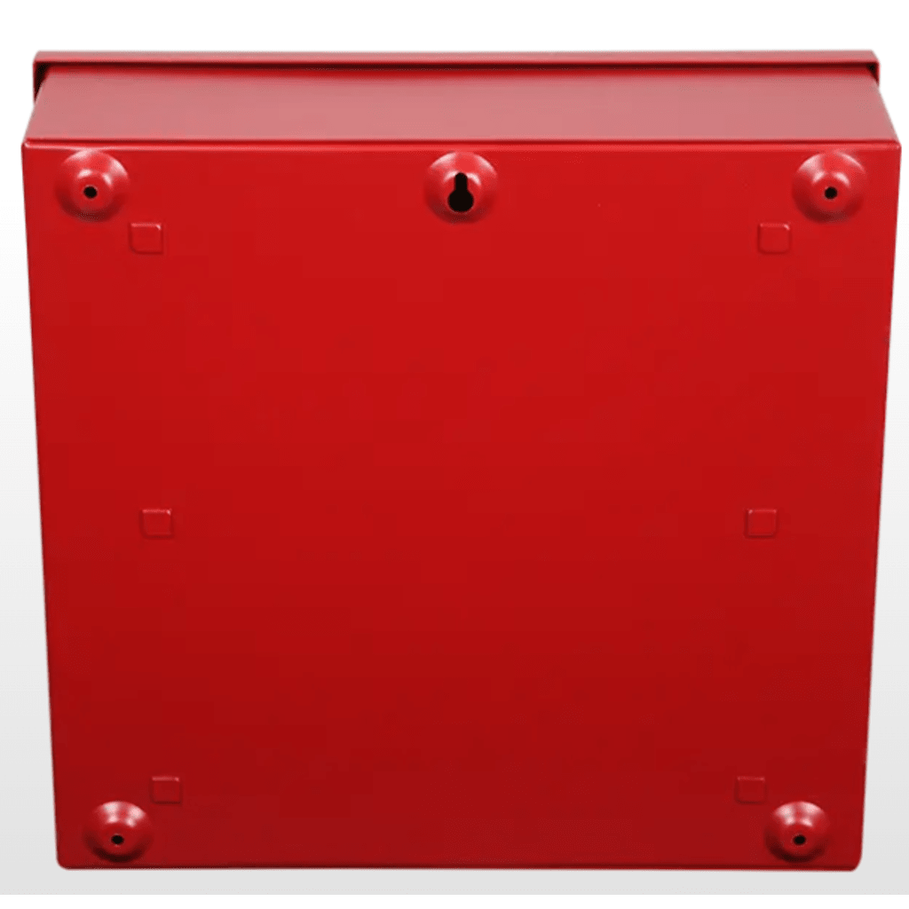 Caja Metálica Roja | Documentos De Registro Del Sistema | Con Unidad Flash USB-C | Cerradura De Botón | 12x12x4