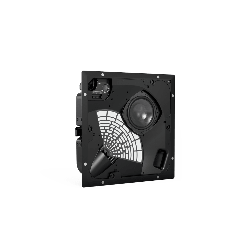 Altavoz Direccional EdgeMax | Bajo Perfil | Cobertura 180° | Montaje en Techo | Crossover Pasivo de 2 Vías | Alta y Baja Impedancia | Tecnología PhaseGuide
