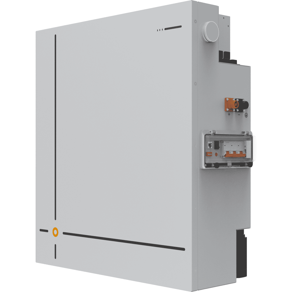 Batería LiFePO4 IP66 para exteriores / 51.2 Vcc / 314 Ah / 16 kWh / Corriente continua 125A (6.4kW) / Pico 300A (15.36kW) @15s / Instalación en pared o piso / UL 9540 Ed.3 / Celdas grado automotriz Tier 1