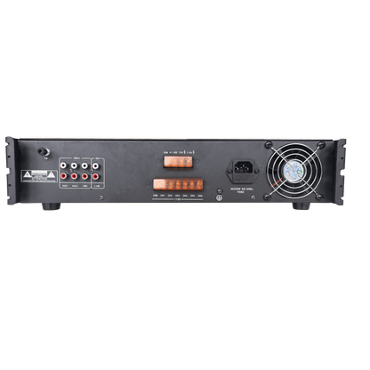 Amplificador de Audio | Bluetooth | 240 W | 6 Zonas con Control de Volumen Independiente | 70/ 100V COM | Montaje en Rack | Voceo y Musica Ambiental