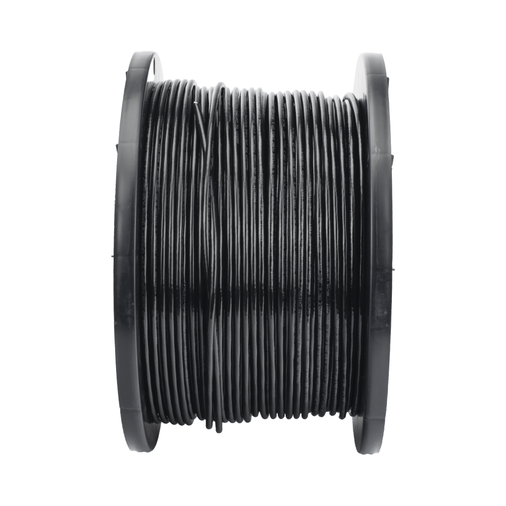 Bobina de Cable UTP de 4 Pares OSP (Planta Externa), Cat6 de Rango Extendido, 22 AWG, Color Negro, 305 Metros (1000 Pies).