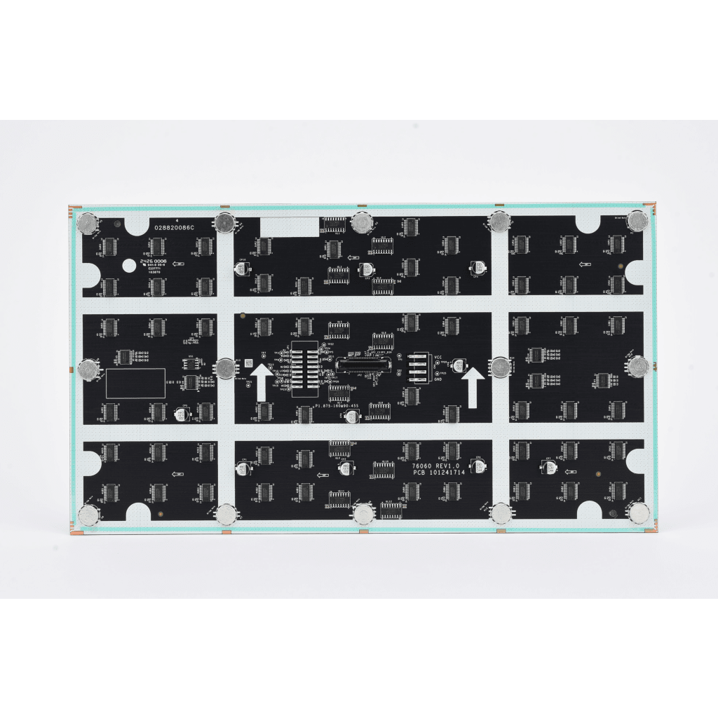 Modulo LED P1.8 GOB / Uso en Interior / 800 nits / Resolución 160x90 / Ángulo de Visión 160° / Mantenimiento Frontal