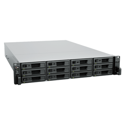 Servidor de Almacenamiento Synology SA3400D | Alta Escalabilidad | 12 Bahías SAS | Doble Controlador | Hasta 192 TB (576 TB Expandido) | 3,500/2,900 MB/s Lectura/Escritura | RAID F1, 0, 1, 5, 6, 10.