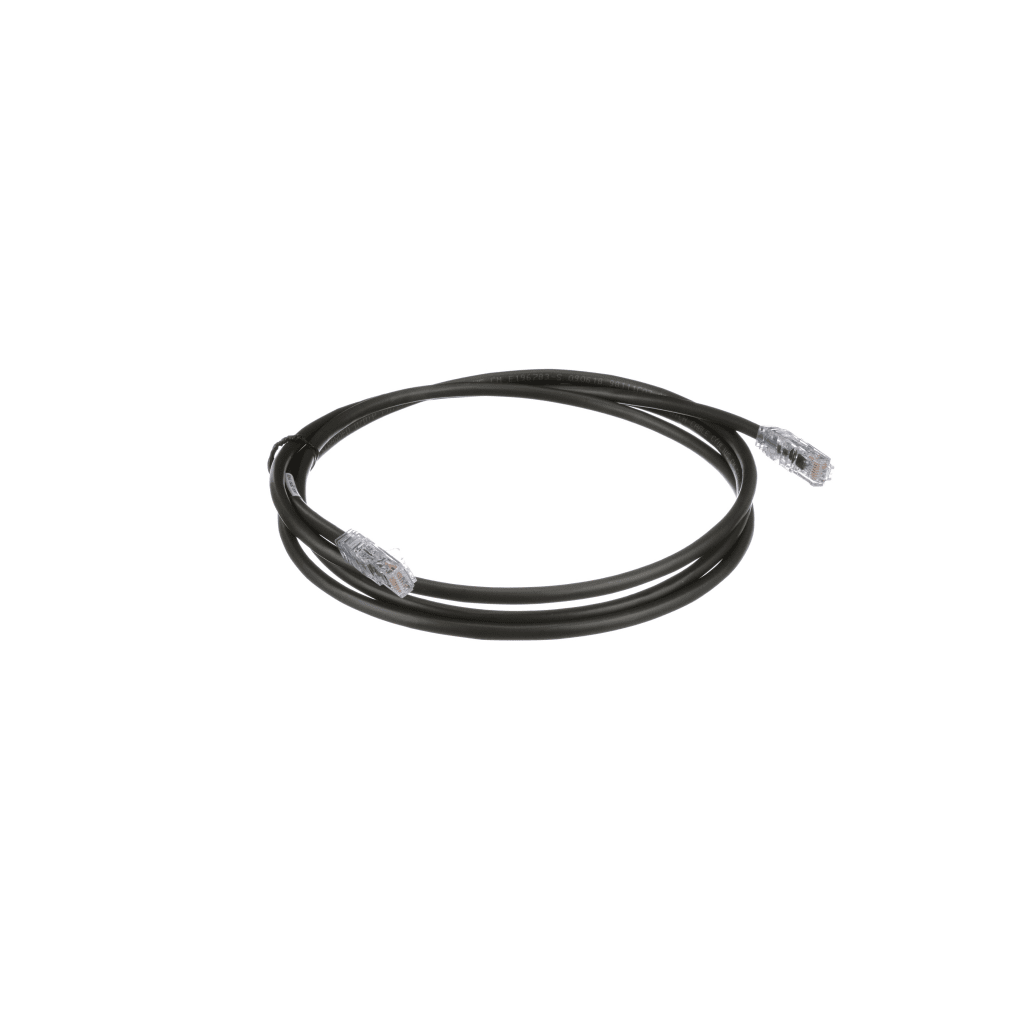 Cable de Parcheo UTP, Cat6A, 24 AWG, CM, Color Negro, 15.24 Metros (50 Pies)