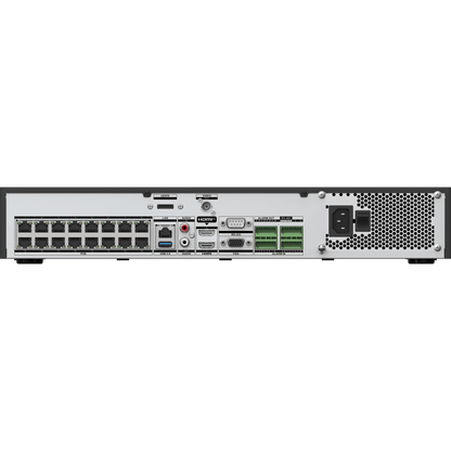 [AcuSeek] NVR 32 Megapixel (8K) / 16 Canales IP / 8 Bahías de Disco Duro / 2 Tarjetas de Red  / HDMI en 4K / Soporta POS / Reconocimiento Facial / Bases de Datos / Hasta 100,000 Fotografías / AcuSearch