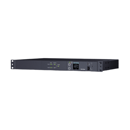 PDU ATS (Fuente Redundante Auto-transferible) Medible, Para Distribución de Energía, 2 Entradas 120 Vca NEMA5-15P, Con 10 Salidas NEMA 5-15R, Horizontal 19in, 1UR