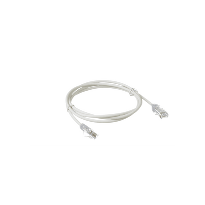 Cable de Parcheo TX6, UTP Cat6, Diámetro Reducido (28AWG), Color Blanco Mate, 4.57 Metros (15 Pies)