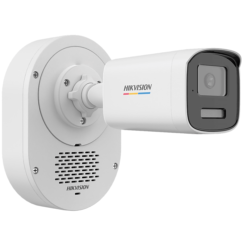 [SOUNDMAX] Cámara Bala TURBOHD 2 Megapixel (1080p) / ColorVu / Audio Bidireccional + Sirena / Luz Blanca 40 m + IR 40 m / IP67 / Luz Dual / Exterior IP67