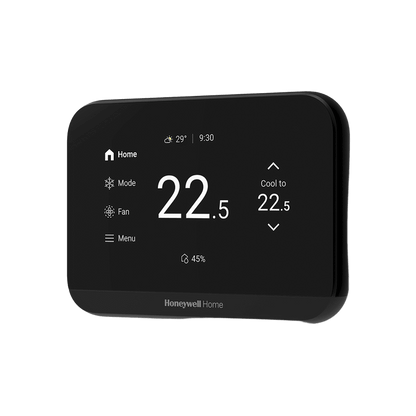 Termostato Inteligente ElitePRO S900 / Pantalla Táctil 4.3 pulgadas / WiFi + Bluetooth + Matter / Control 3H/2C Bomba Calor o 2H/2C Convencional / Sensor Humedad / Diseño Elegante Blanco o Negro / ENERGY STAR