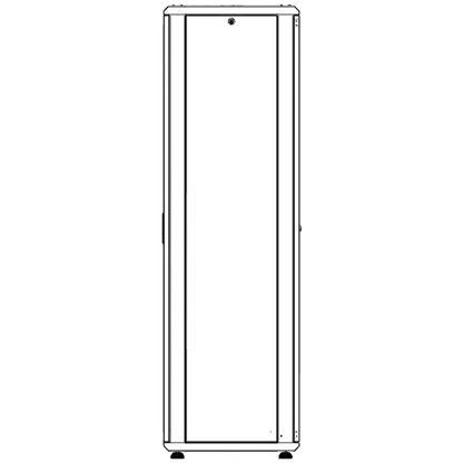 Gabinete Rack 42 Unidades / Piso 19 Pulgadas / Puerta Cristal Templado / Capacidad Carga 1000 Kg / Acero Calibres 16-18-20 / Ventilación Superior / Ruedas y Niveladores / Cerradura Seguridad