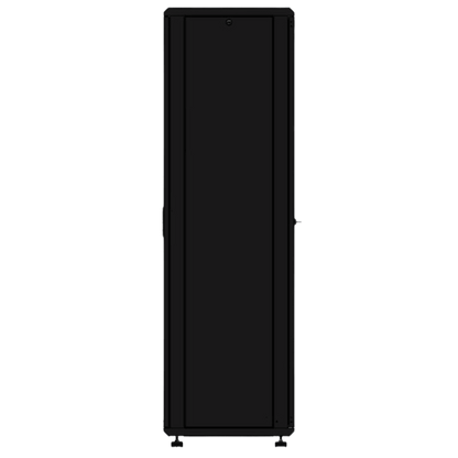 Gabinete rackeable de piso de 42U, compatible con estándar 19 pulgadas, equipado con puerta frontal de cristal para una mejor visibilidad y presentación profesional