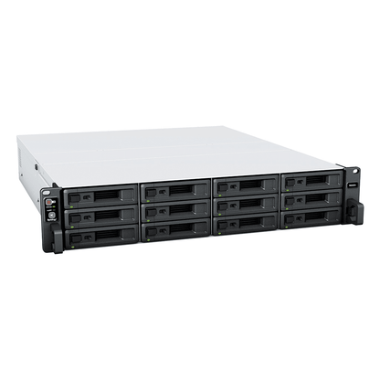 Servidor de Almacenamiento RackStation RS2423+ | 12 Bahías | 2U | Hasta 216 TB | Rendimiento 3,500/1,700 MB/s | Expansión a 432 TB | 10GbE | Fuentes de Alimentación Duales | Alta Disponibilidad.