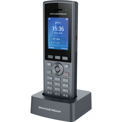 Teléfono Inalámbrico DECT HD Reforzado DP735 / 20 Cuentas SIP / Pantalla TFT LCD 2.4 Pulgadas / Alcance 400 m Exteriores / IP67 / Audio Full HD / Batería 2000 mAh / Compatible con Estaciones Base DP750, DP752, DP755
