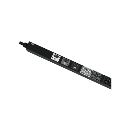 PDU G6 Monitoreable y Switchable (MS) para Distribución de Energía, Enchufe de Entrada NEMA L21-30P, Con 24 Salidas C13/C15 y 24 C13/C15/C19/C21, de Instalación Vertical, 208 Vca, 30 Amp