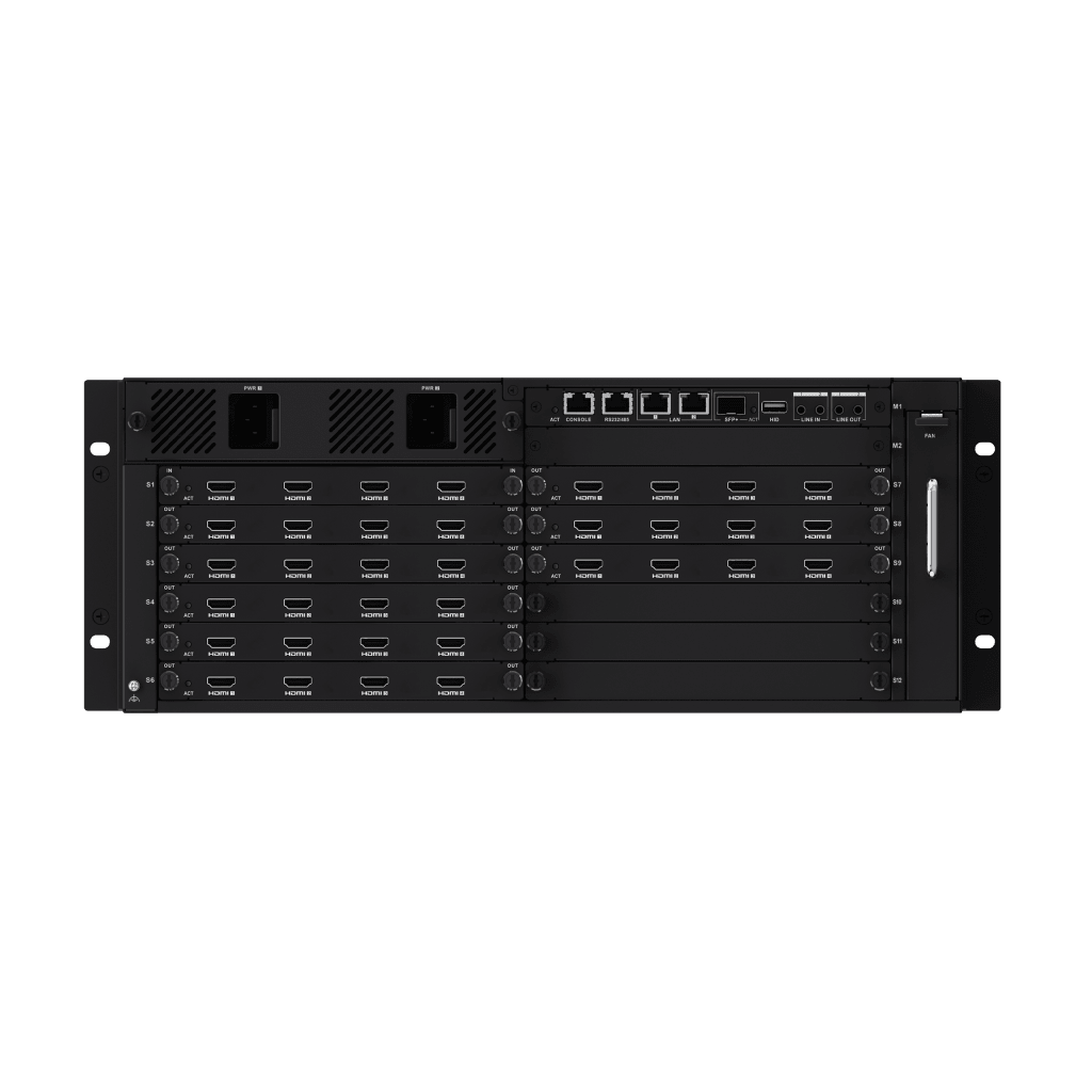 Servidor Decodificador 16 Entradas + 32 Salidas HDMI / 256 Canales Decodificación 1080p / Compatibilidad ONVIF / Rack 3U