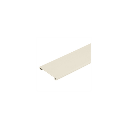 Cubierta para canaleta T-70, de PVC rígido, 70.1 x 9.1 x 1800 mm, Color Blanco Mate