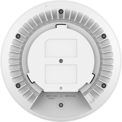 Punto de Acceso Wi-Fi 7 GWN7670 / 3.6 Gbps Inalámbrico / 5 Gbps Cableado / MIMO 2x2:2 / 256 Clientes Simultáneos / PoE+ / Montaje en Pared o Techo / BLE 5.3 / Controlador Integrado