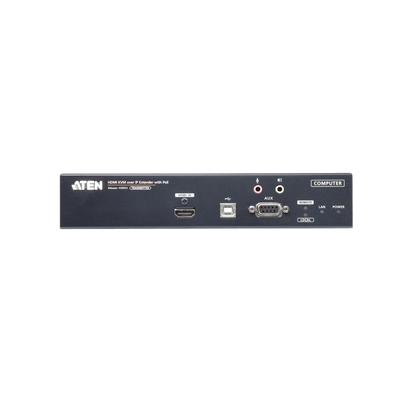Extensor KVM sobre IP 4K HDMI | 3840x2160 @ 60Hz | Transmisión USB 2.0 | SFP Fiber 1Gbps | PoE IEEE 802.3at | AES 128-bit | Gestión Matrix CCKM
