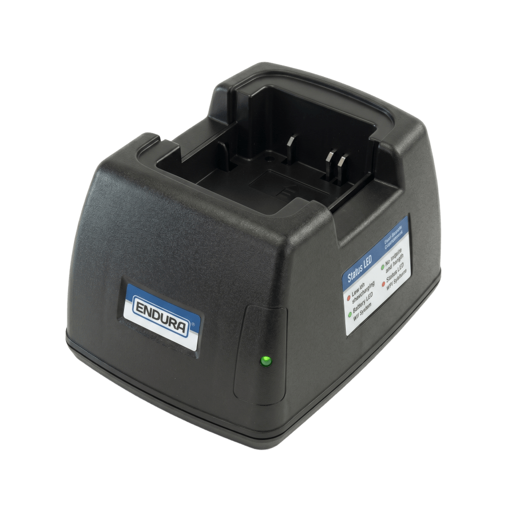 Cargador de Baterías para Radio Bidireccional / Pod Reemplazable / Tecnología de Carga Avanzada / Compatibilidad Multi-Química Li-Ion LiPo NiMH NiCd / Certificaciones FCC BCC DOE CE / Monitoreo LED de Estado
