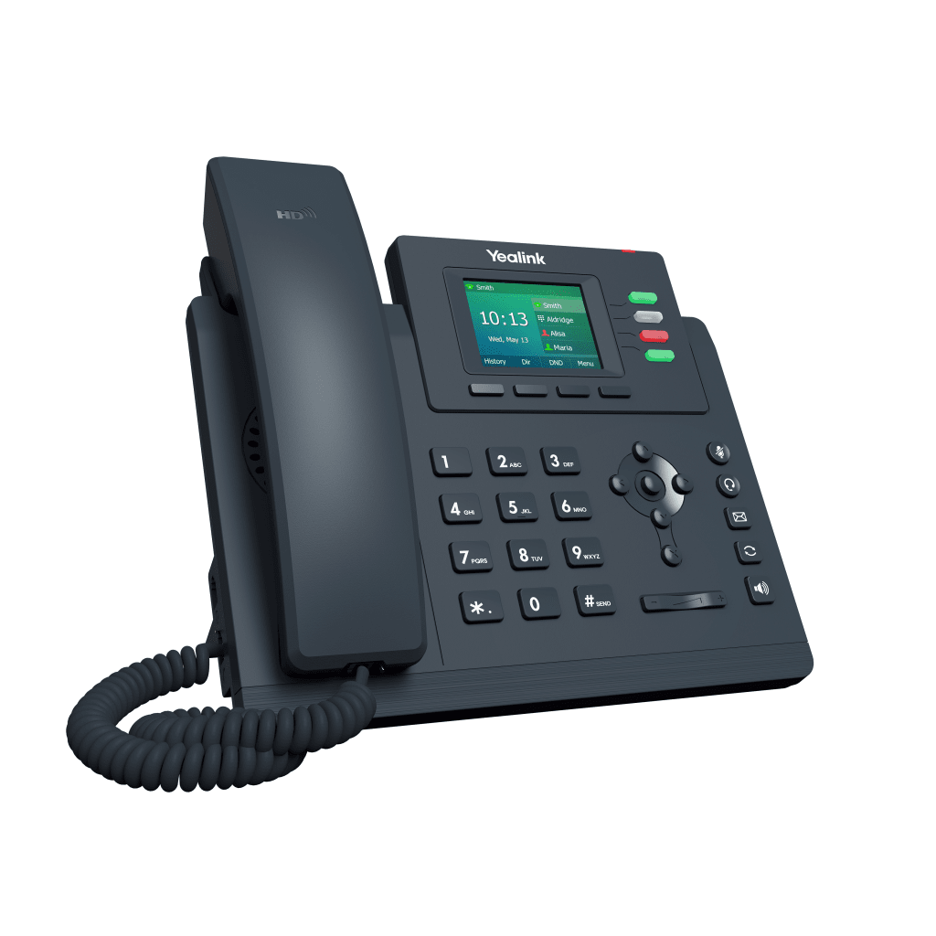 Teléfono IP Empresarial Yealink SIP-T33G con Doble Puerto Gigabit Ethernet y 4 Líneas SIP