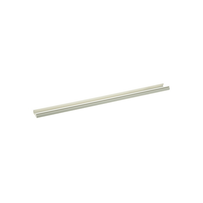 Base para canaleta T-45, de PVC rígido, con orificios perforados para montaje, 60.3 x 18.5 x 2400 mm, Color Blanco