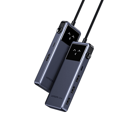 Hub USB-C 6 en 1 / HDMI 4K@60Hz / 3 Puertos USB-A 5Gbps / Carga PD 3.0 100W / Compatibilidad Universal Windows-macOS-Linux / Diseño Compacto