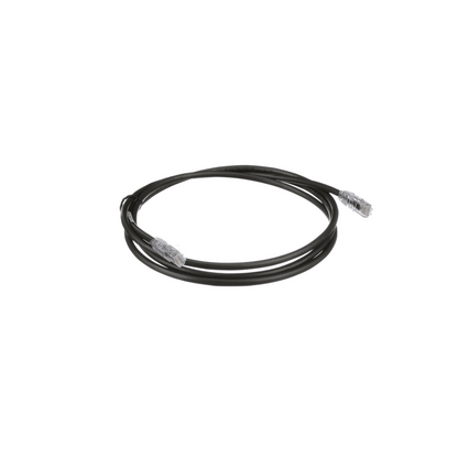 Cable de Parcheo UTP, Cat6A, 24 AWG, CM, Color Negro, 10.67 Metros (35 Pies)