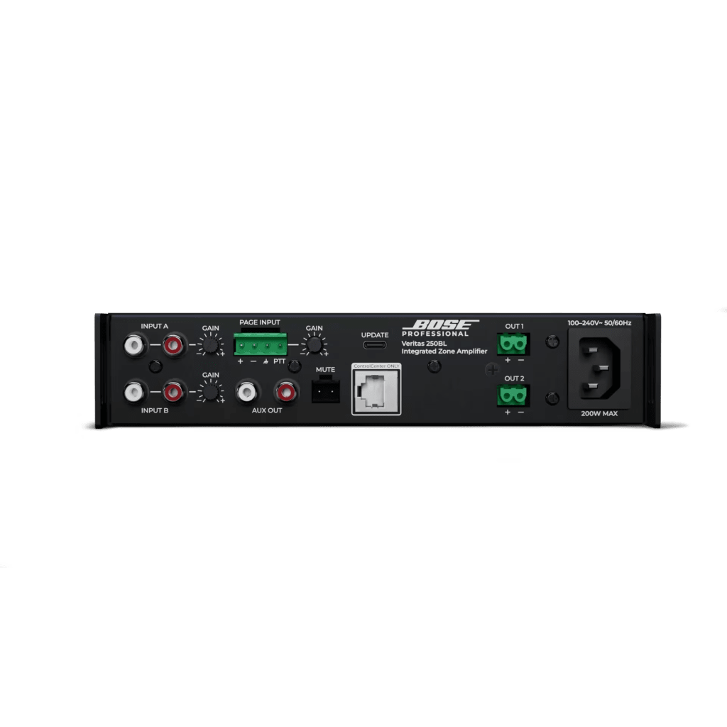Amplificador Veritas | 2x50W| Bluetooth | DSP | Entradas Balanceadas y RCA | Baja Impedancia