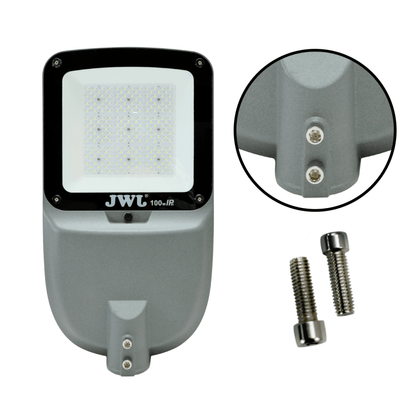 Luminario Urbano con Fotocelda / 100W / Flujo Luminoso 16 000 lm / Ángulo de Luz 105°-135° / IP65 / Montaje en Poste o Brazo / Vida Útil 50 000 h.