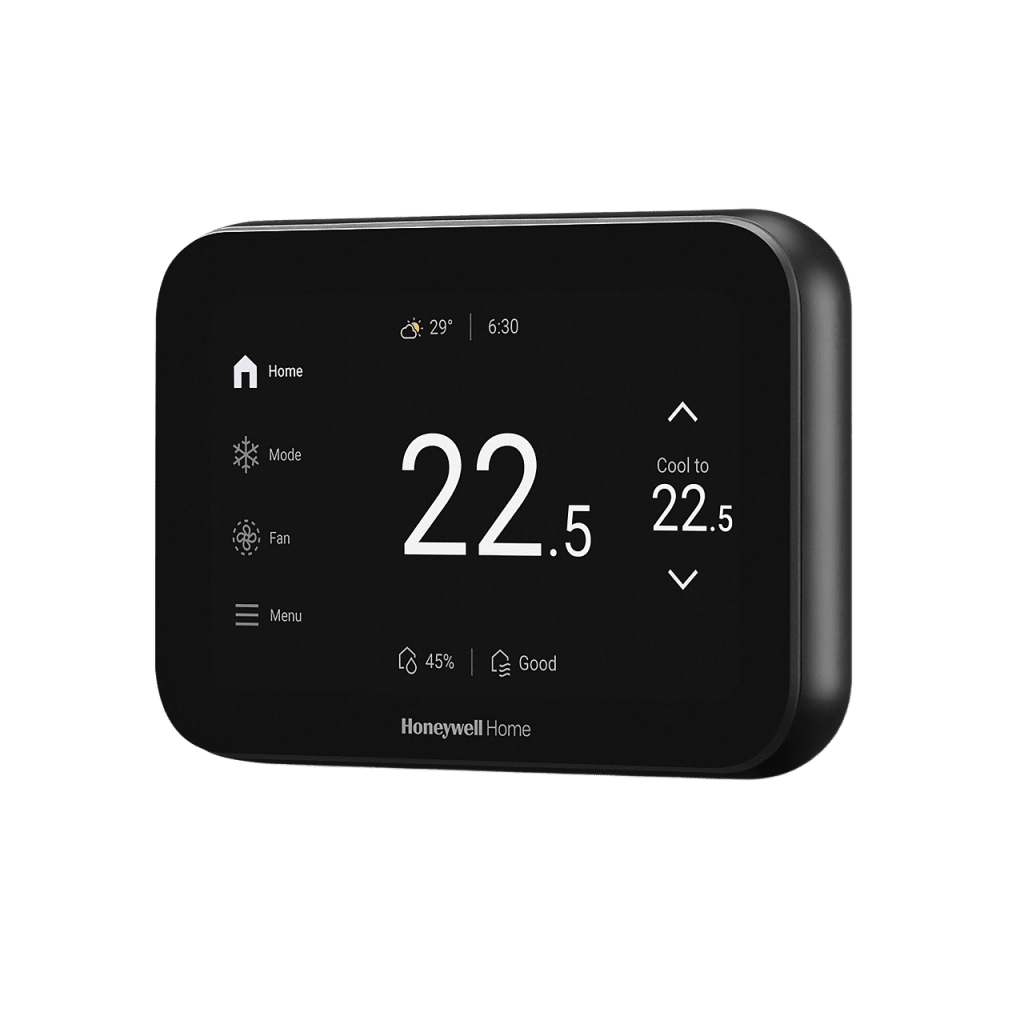 Termostato Inteligente ElitePRO / S1200 Smart Thermostat / Negro / Pantalla 5" / 4H-2C Bomba Calor / 3H-3C Convencional / Control IAQ / Video Doorbell / Redlink+WiFi+Bluetooth+Matter