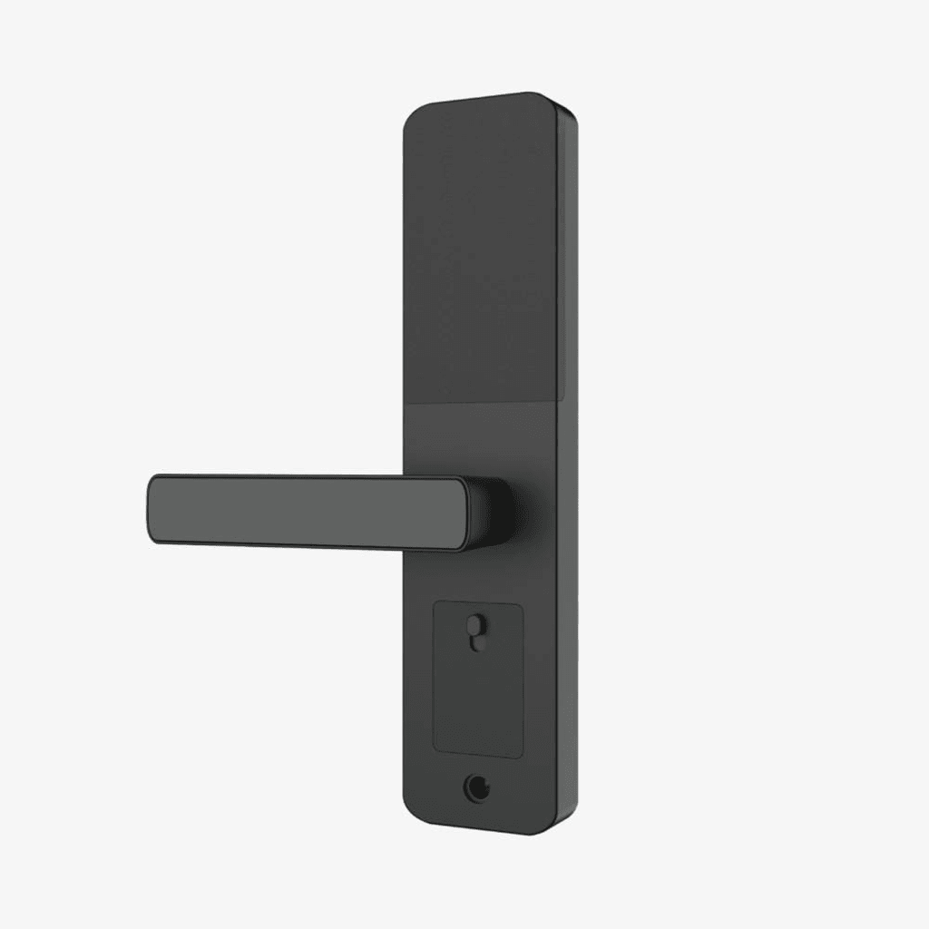 Cerradura Inteligente / Huella Digital y Wi-Fi / Mortise Europeo DIN / 300 Usuarios / App ZSmart / Carga Emergencia Micro-USB
