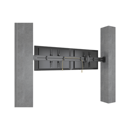 Sistema de Montaje en Pared / Rieles 2000 mm (78.7 in) / Estructura Modular / Soporte Ajustable / Incluye Herramientas y Tornillería Completa