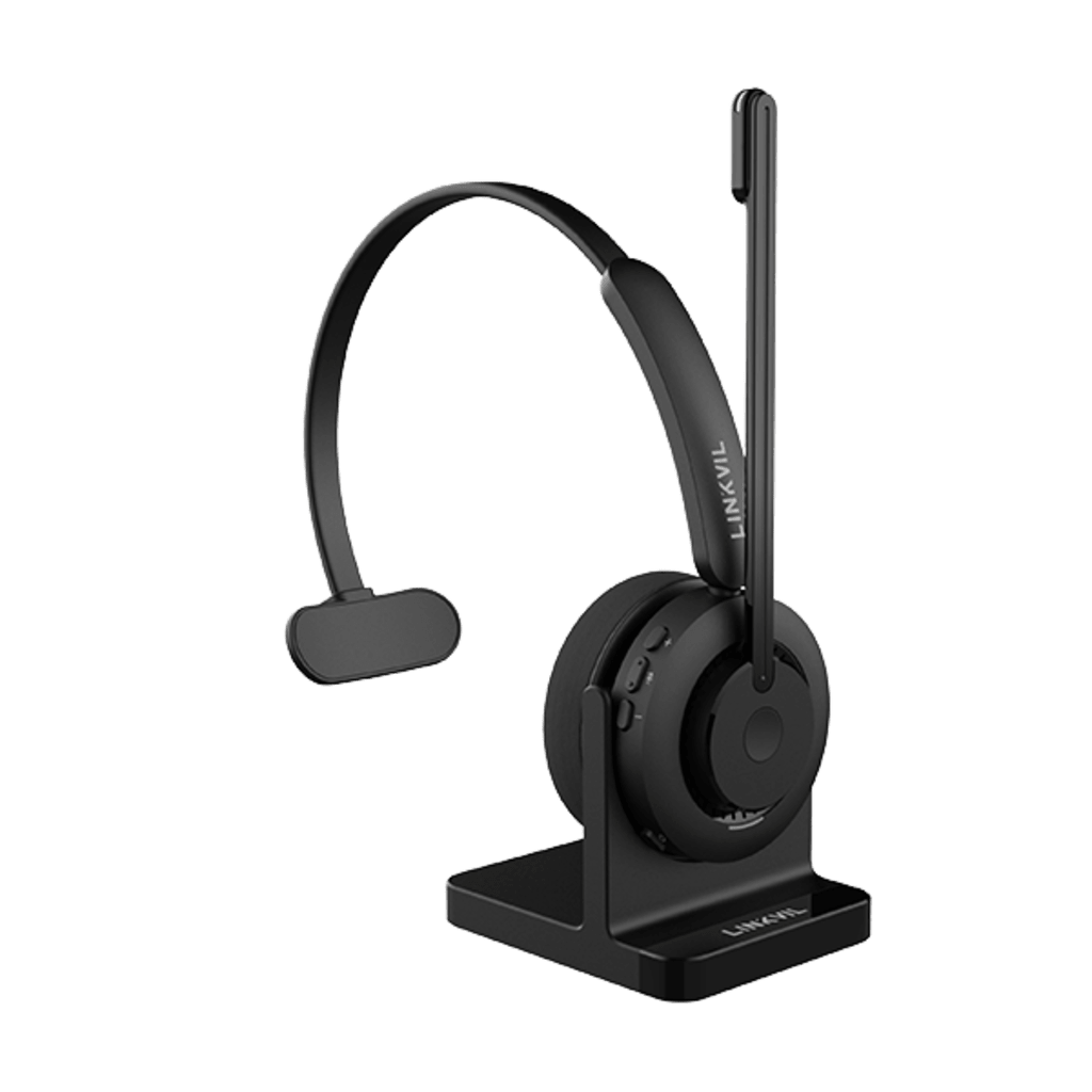 Auriculares Bluetooth / Micrófono Omnidireccional / Cancelación de Ruido AI ENC / Busylight Integrado / Bluetooth 5.4 Multipunto / Batería 400 mAh / 22 Horas Llamadas / Compatible VoIP