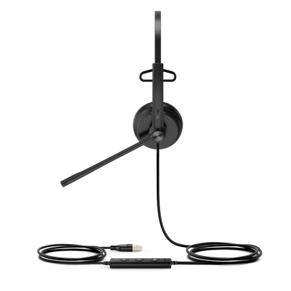 Diadema Alámbrica UH34 Mono de Yealink USB Compatible con Teléfonos IP y Computadoras.