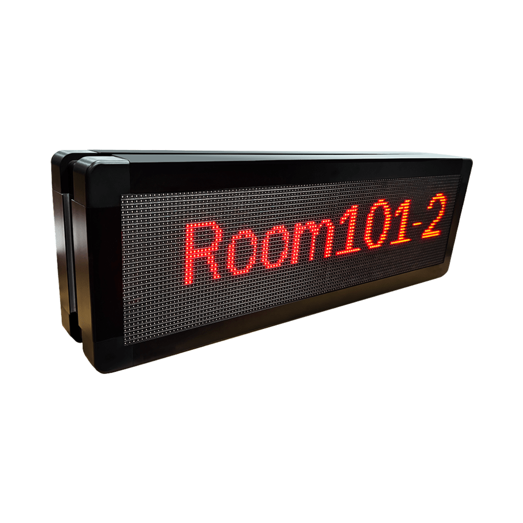 Pantalla LED de Pasillo para Hospital/Asilos, Doble Cara, Matriz 128×32, Indicadores RGB, Para Solución de Enfermería Fanvil
