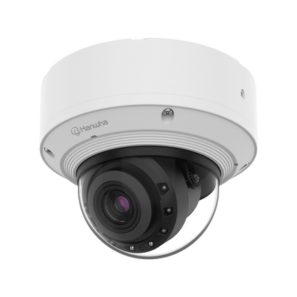 Cámara Domo Interior Vandalismo AI 4MP / Sensor 1/1.8" CMOS / Lente Motorizado 4.6-9.35mm (2x) / WiseIR 60m / Inteligencia Artificial Persona-Vehiculo-Patente / WDR 120dB / IP52 IK10 / PoE+ y 12VDC / 2 Slots MicroSD 2TB
