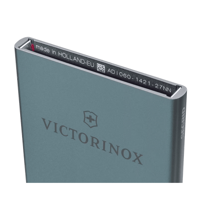Tarjetero / Almacenamiento Seguro 4-6 Tarjetas / Aluminio Duradero / Protección RFID / Sistema Deslizamiento Patentado / Color Gris.