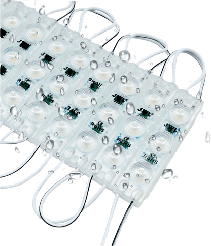 Módulo LED Resistente a Intemperie / 4500 Lúmenes / 110V / Luz Cálida 2 700 K / Hasta 20 Módulos en Serie / No Requiere Transformador.