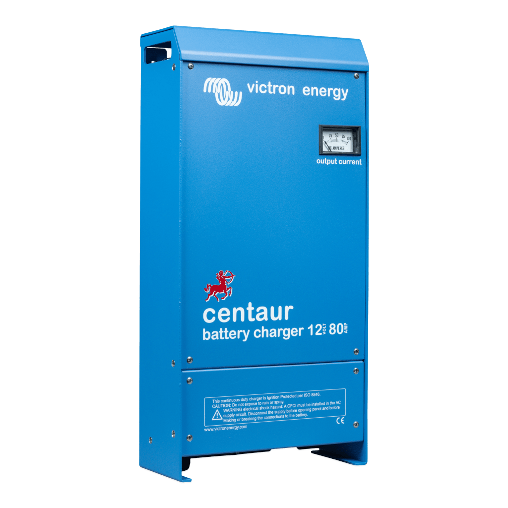 Centaur 12/80 / Cargador de Baterías 12V, 80A / Para Ambientes Marinos y Terrestres. /  Bancos de 400 a 1000 Ah