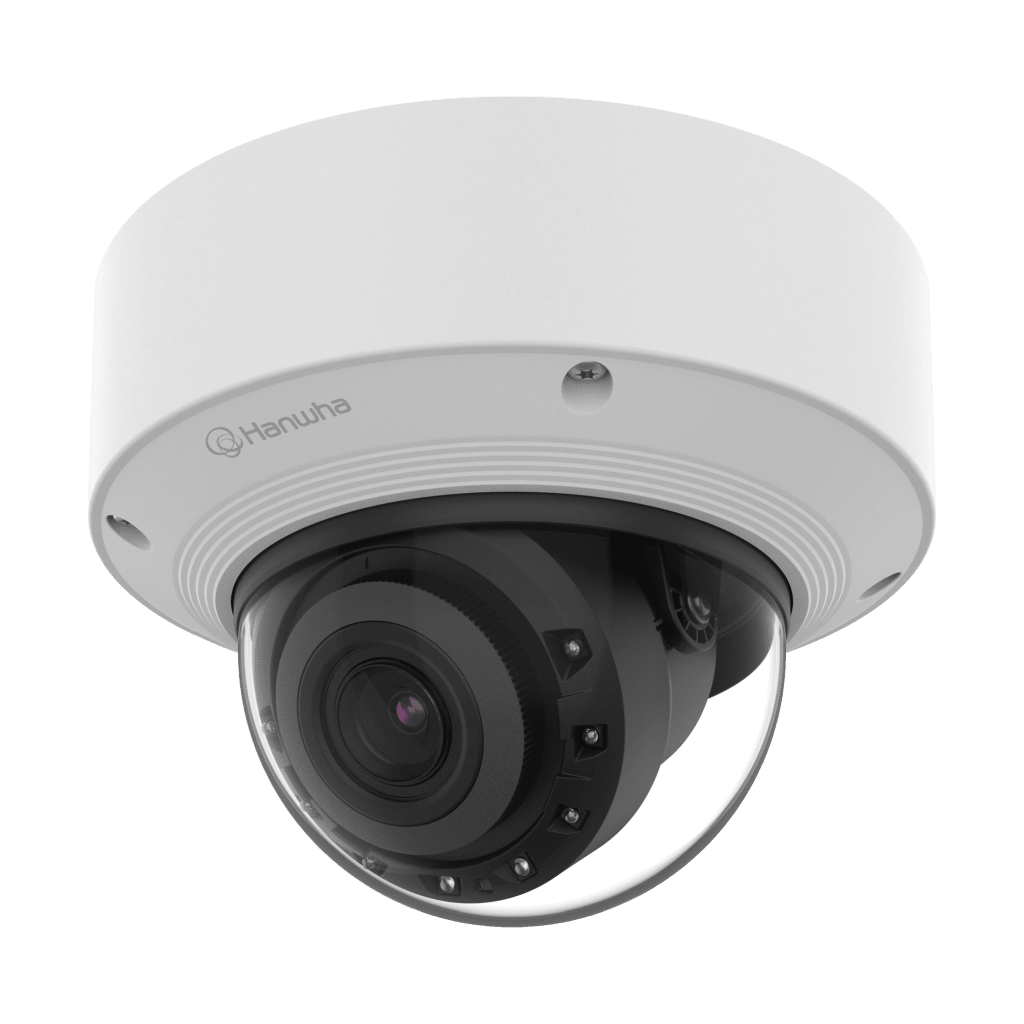 Cámara Domo 4K con IA, Antivandalica / Lente Motorizado de 4.4 a 9.3mm / P-Iris, WDR 120dB / Ranura SD / Conteo de personas y Vehiculos