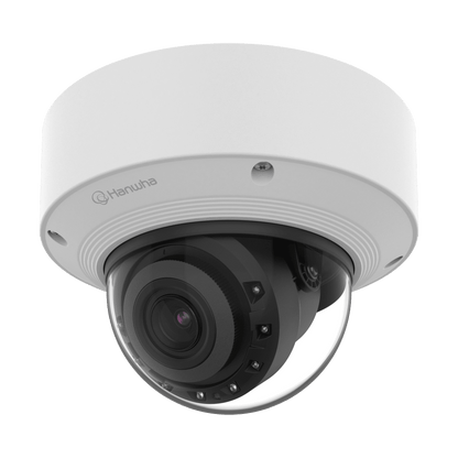 Cámara Domo 4K con IA, Antivandalica / Lente Motorizado de 4.4 a 9.3mm / P-Iris, WDR 120dB / Ranura SD / Conteo de personas y Vehiculos