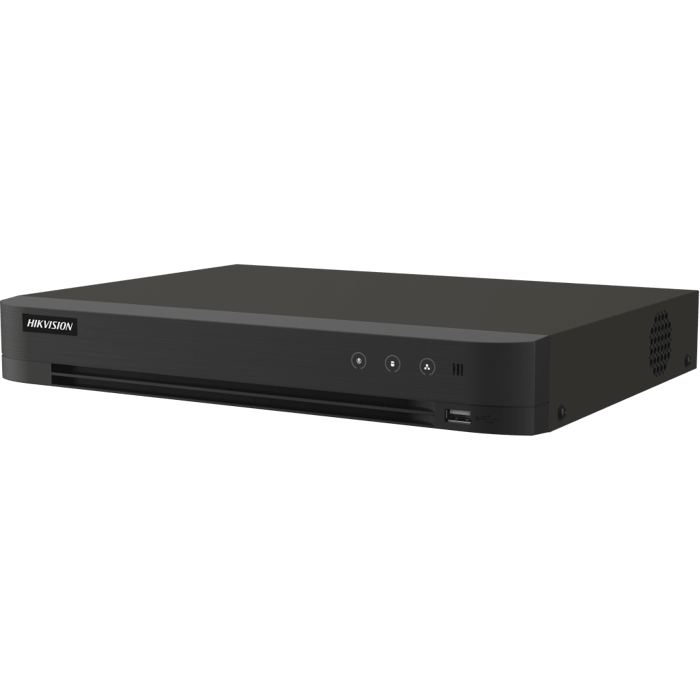 DVR 16 Canales TURBOHD + 16 Canales IP / 8 Megapixel (4K) / Audio por Coaxitron / ACUSENSE /AUDIO BIDIRECCIONALl / 1 Bahía de Disco Duro / Salida de Video en Full HD / H.265+