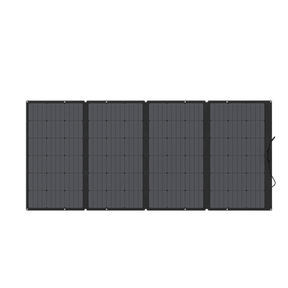 Módulo Solar Portátil y Flexible de 400W Recomendado para Estaciones Portátiles EcoFlow / Ajuste de Ángulo / Carga Eficiente / Incluye Cable XT60 a MC4