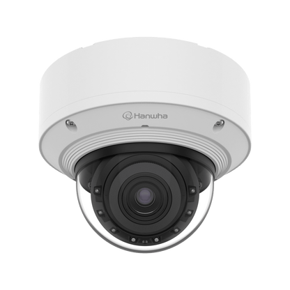 Cámara Domo Interior AI 8MP / Sensor 1/1.2" / Zoom Motorizado 2.25x (5.9-13.3mm) / WiseIR 60m / Análisis Inteligente IA / Detección Persona-Vehiculo-Matrícula / IP52 IK10 / Doble Ranura SD / PoE+ o 12VDC