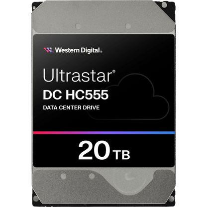 Disco Duro Data Center Ultrastar / 20 TB / 7200 RPM / HelioSeal / CMR / SATA 6Gb/s SAS 12Gb/s / 2.5M horas MTBF / 5 años garantía