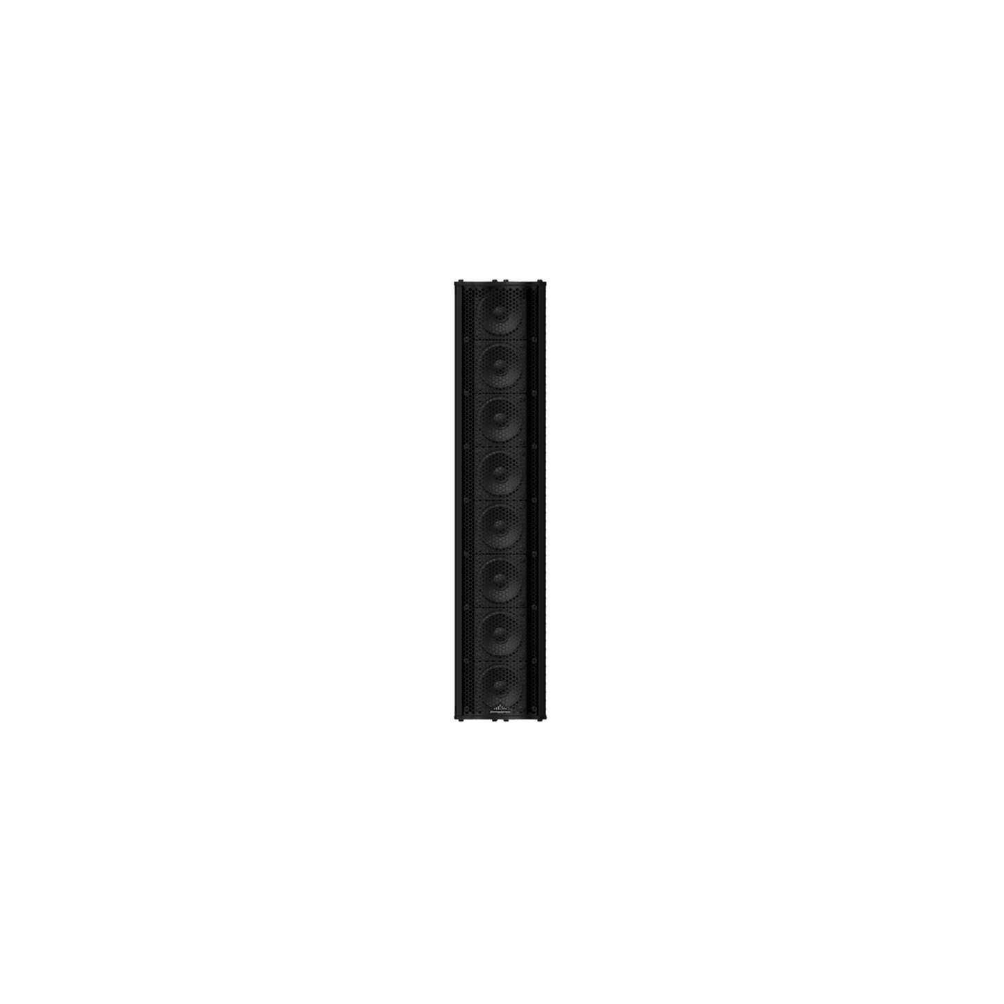 Altavoz De Arreglo Lineal Tipo Torre, 187°H/21°V, Con 8 Bocinas Alta Fidelidad, Ideal Para Entornos Reverberantes, Consumo 80W, Color Negro, Certificado UL 1480, Serie LineWave