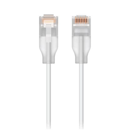 Patchcord UniFi Etherlighting? de 2 Metros (6.56 Pies), hasta 10G / Soporta hasta PoE+++ / Conector RJ45 Transparente para Mejores Efectos de Luz con Switches USW PRO MAX